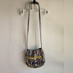 Kavu Stylish Black and Yellow Crossbody Bag